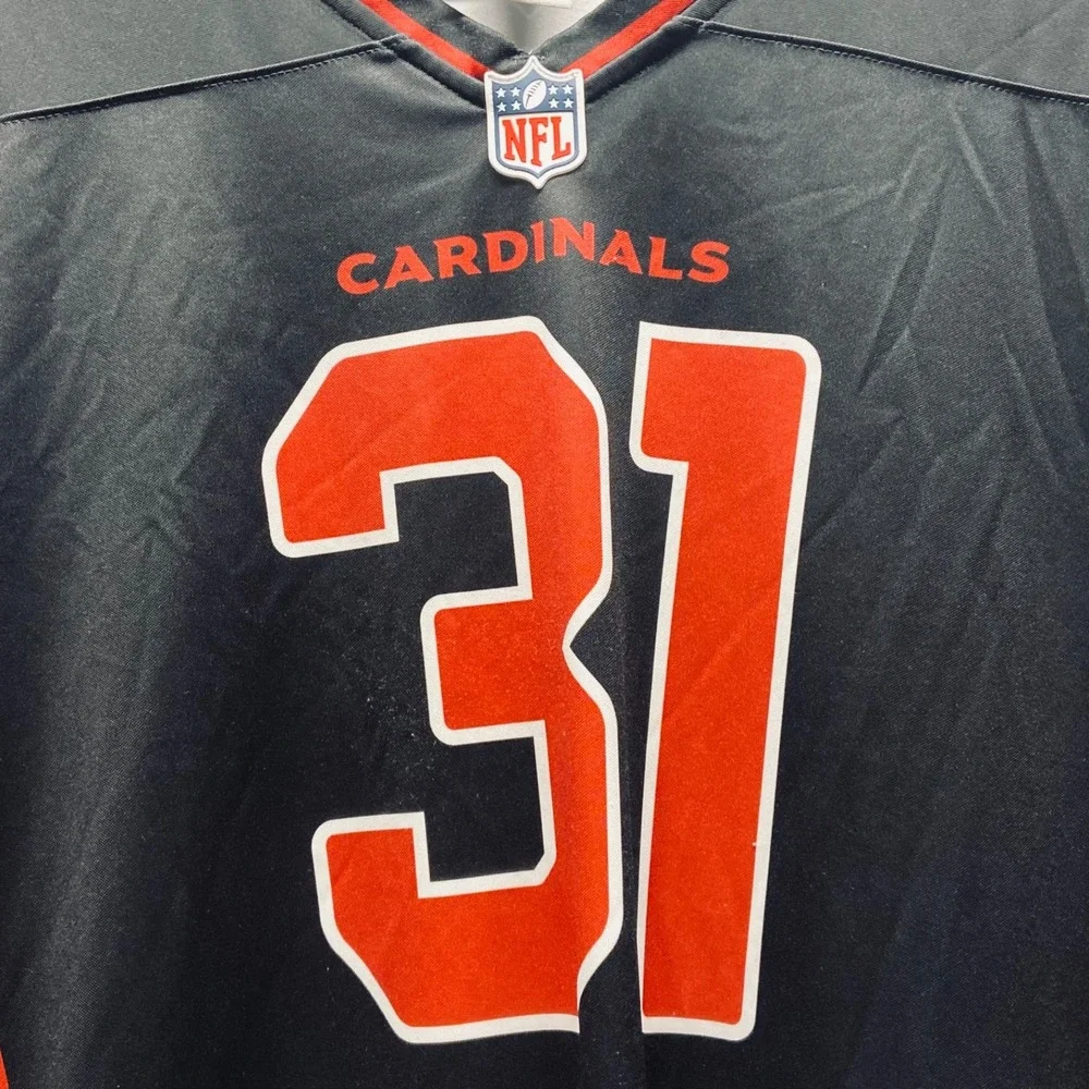 David Johnson 31 Arizona Cardinals NFL Jersey Men's XL Black Nike Color Rush GUC